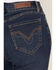 Image #4 - Rock & Roll Denim Women's Dark Wash High Rise Sculpted Vintage Bootcut Stretch Denim Jeans, Dark Wash, hi-res