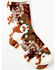 Image #1 - Shyanne Women's Crew Socks - 2 Pack , Multi, hi-res