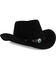 Image #1 - Cody James Men's Santa Ana Felt Western Fashion Hat, Black, hi-res