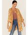 Patrons of Peace Women's Sunland Kimono, Mustard, hi-res