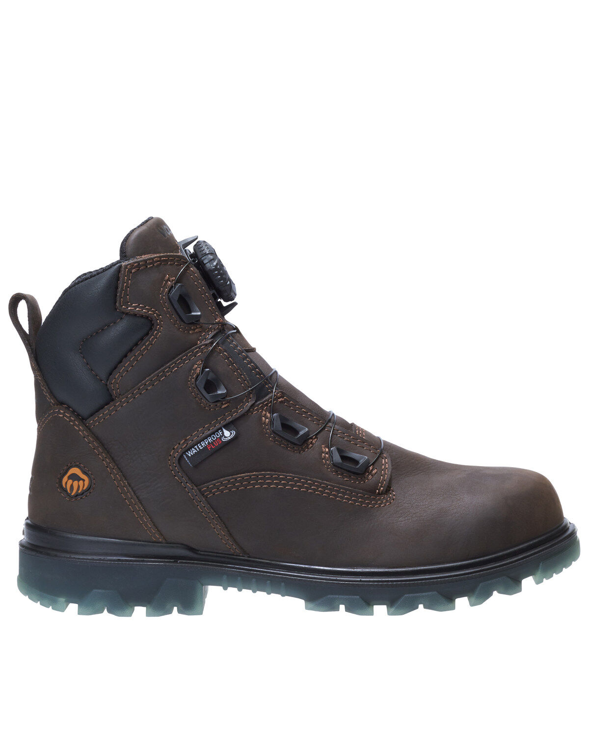 Image #2 - Wolverine Men's I-90 EPX Waterproof Work Boots - Composite Toe, Dark Brown, hi-res