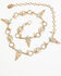 Image #3 - Shyanne Women's Long Horn Concho Chain Belt, Gold, hi-res