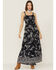 Patrons of Peace Del Mar Paisley Print Maxi Dress, Navy, hi-res