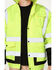 Hawx Men's High-Visibility Bomber Work Jacket - Big , Yellow, hi-res