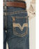 Image #4 - Rock & Roll Denim Boys' Medium Wash Bootcut Stretch Denim Jeans, Medium Wash, hi-res