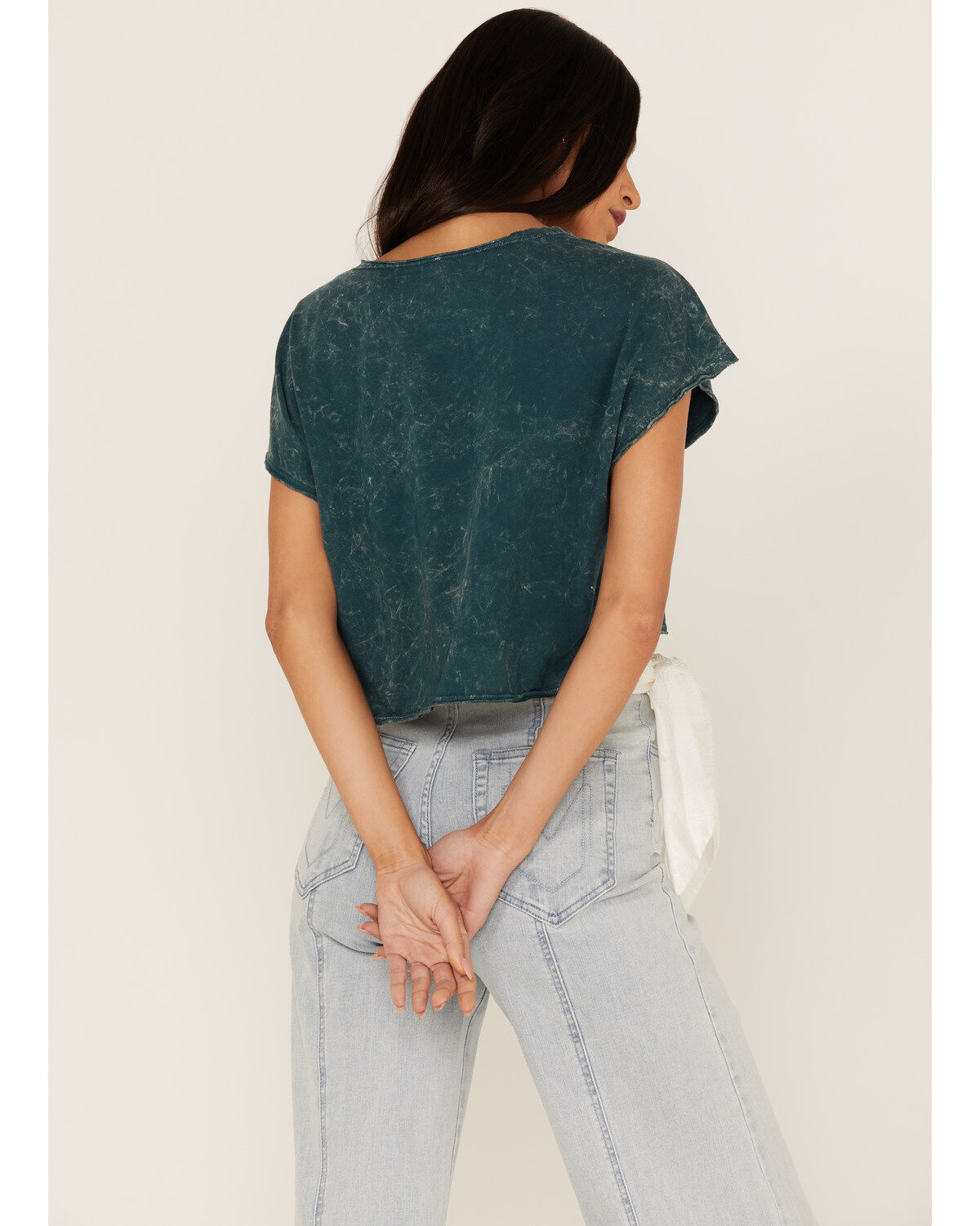 Image #3 - Shyanne Women's Southwestern Eagle Cropped Graphic Tee, , hi-res