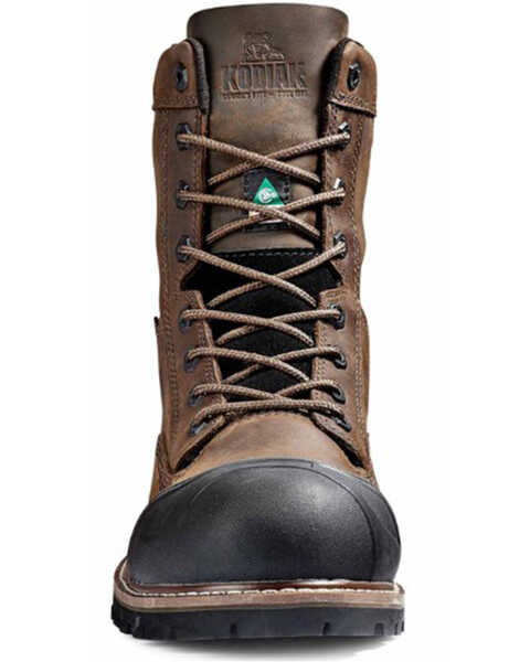 Image #4 - Kodiak Men's McKinney 8" M.U.T.™ Lace-Up Waterproof Work Boots - Composite Toe, Brown, hi-res