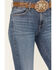Image #2 - Wrangler Women's Lily Medium Wash High Rise Flare Stretch Denim Jeans, Medium Wash, hi-res