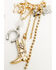 Image #2 - Shyanne Women's Charm Dangle Hoop Earrings, Gold, hi-res