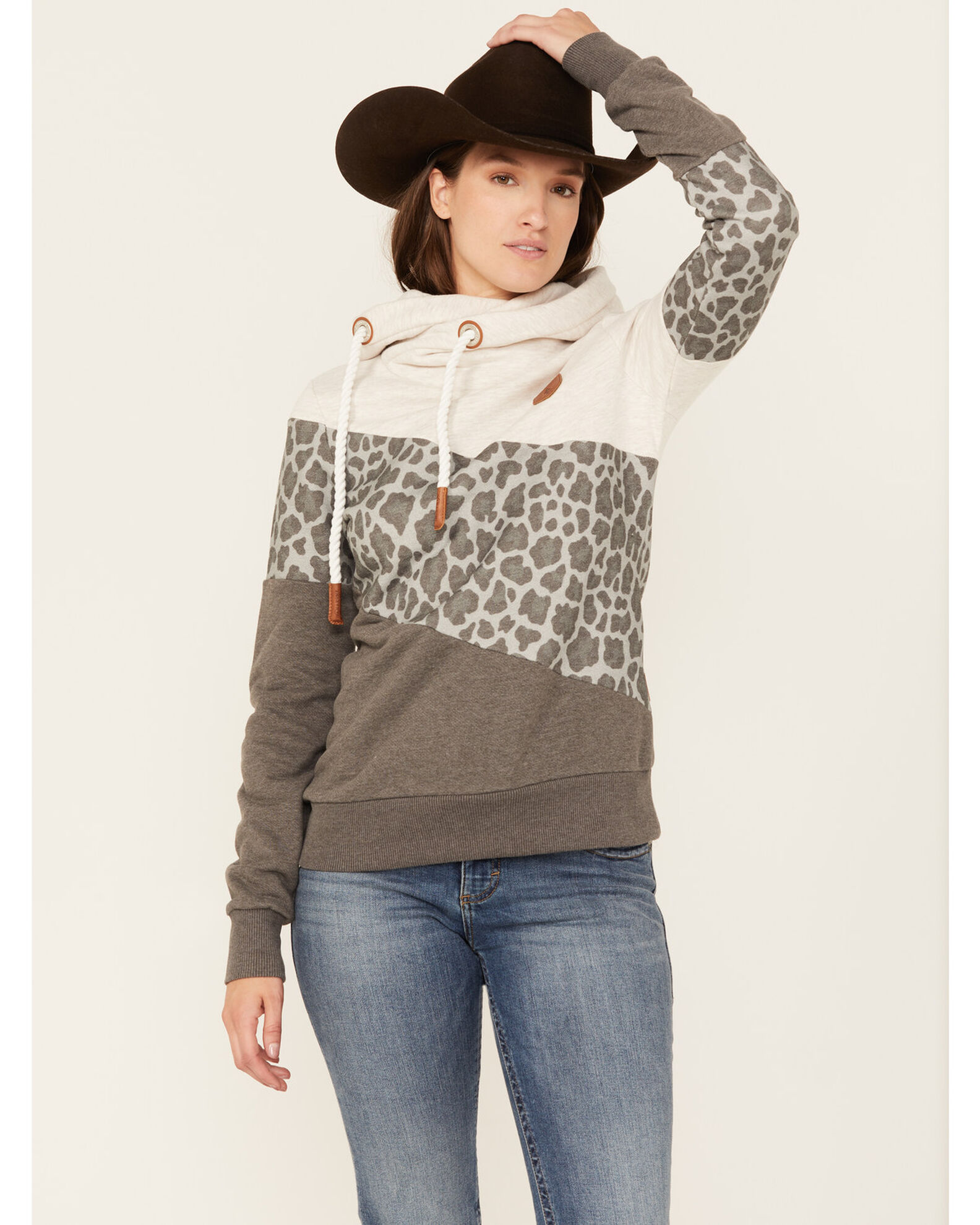 Wanakome Women s Selene Cheetah Print Hoodie Pueblo Mall
