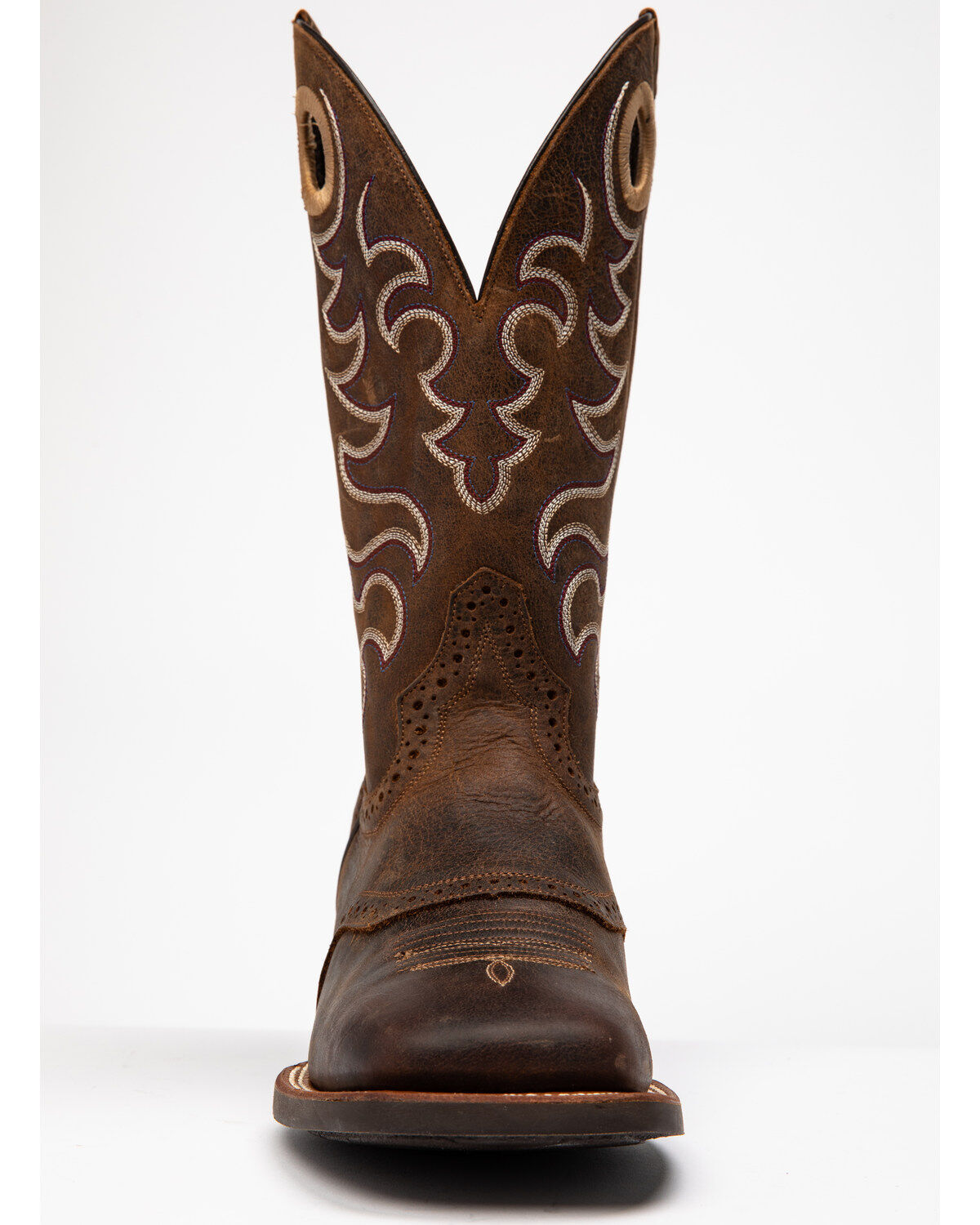 Image #4 - RANK 45 Men's Kodiak Western Boots - Square Toe, , hi-res