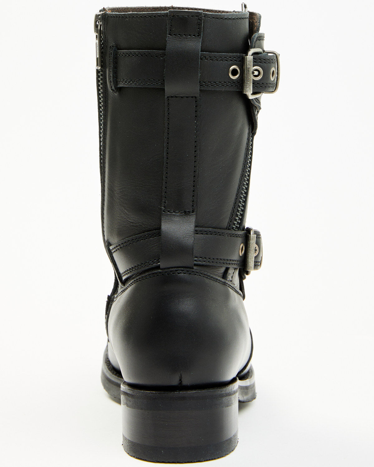 Image #5 - Sendra Women's Juno Motorcycle Boots - Round Toe, Black, hi-res
