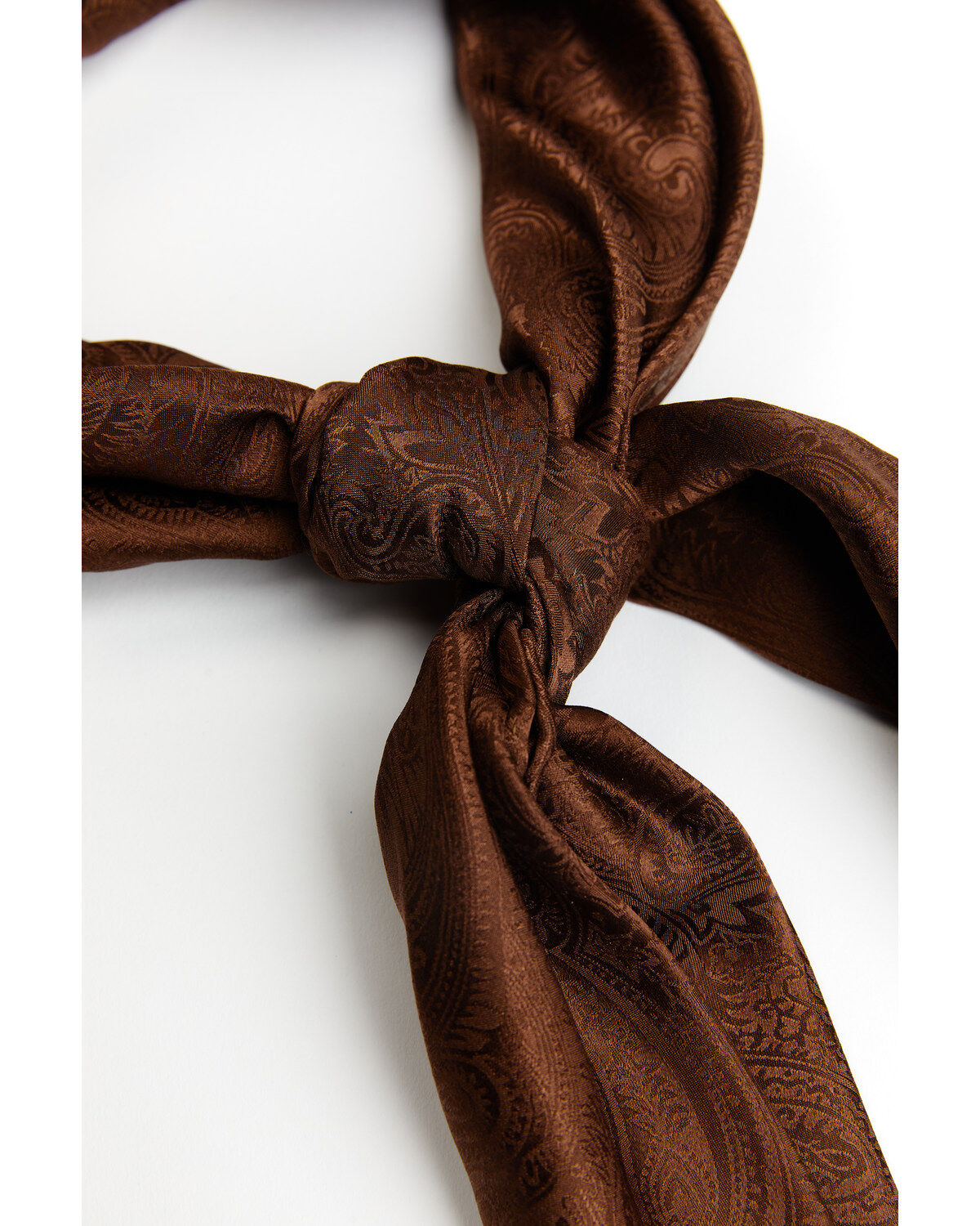 Image #2 - Cody James Men's Silk Wild Rag Scarf, Brown, hi-res