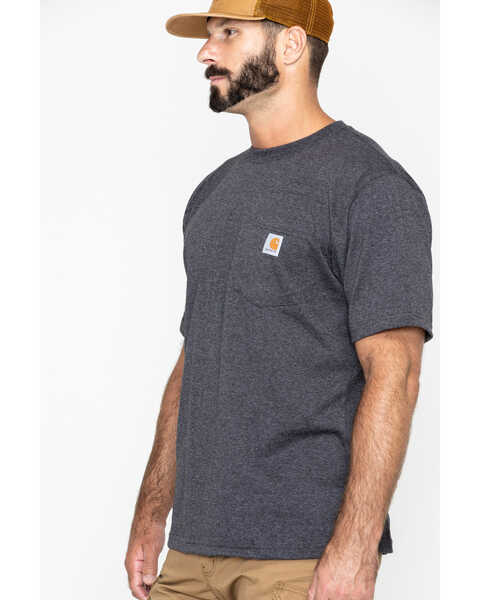 Image #2 - Carhartt Men's Force Cotton Short Sleeve Shirt, , hi-res