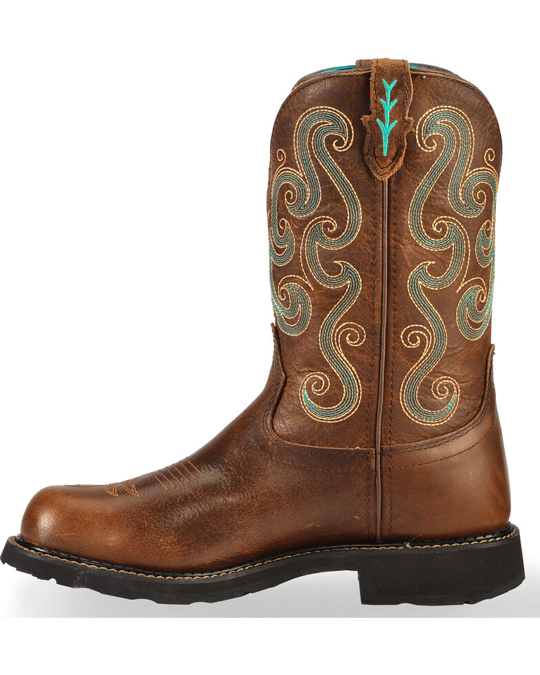 women's justin composite toe boots