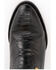 Ferrini Men's Nash Exotic Ostrich Leg Western Boots - Round Toe, Black, hi-res
