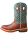 Image #3 - Twisted X Men's CellStretch Western Work Boots - Alloy Toe, Cognac, hi-res