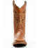 Dan Post Women's Magnolia Embroidered Western Boots - Broad Square Toe, Tan, hi-res
