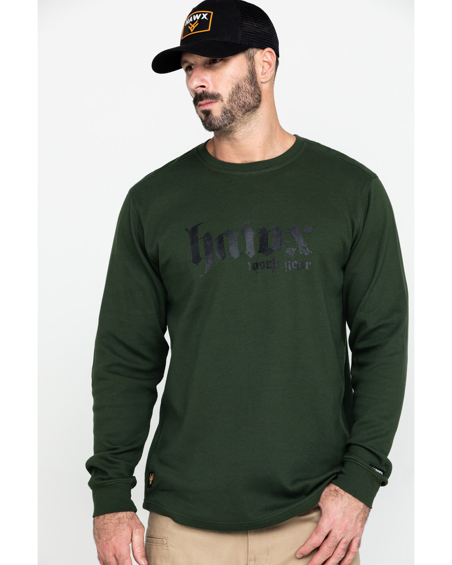 Mens green thermal shirt store