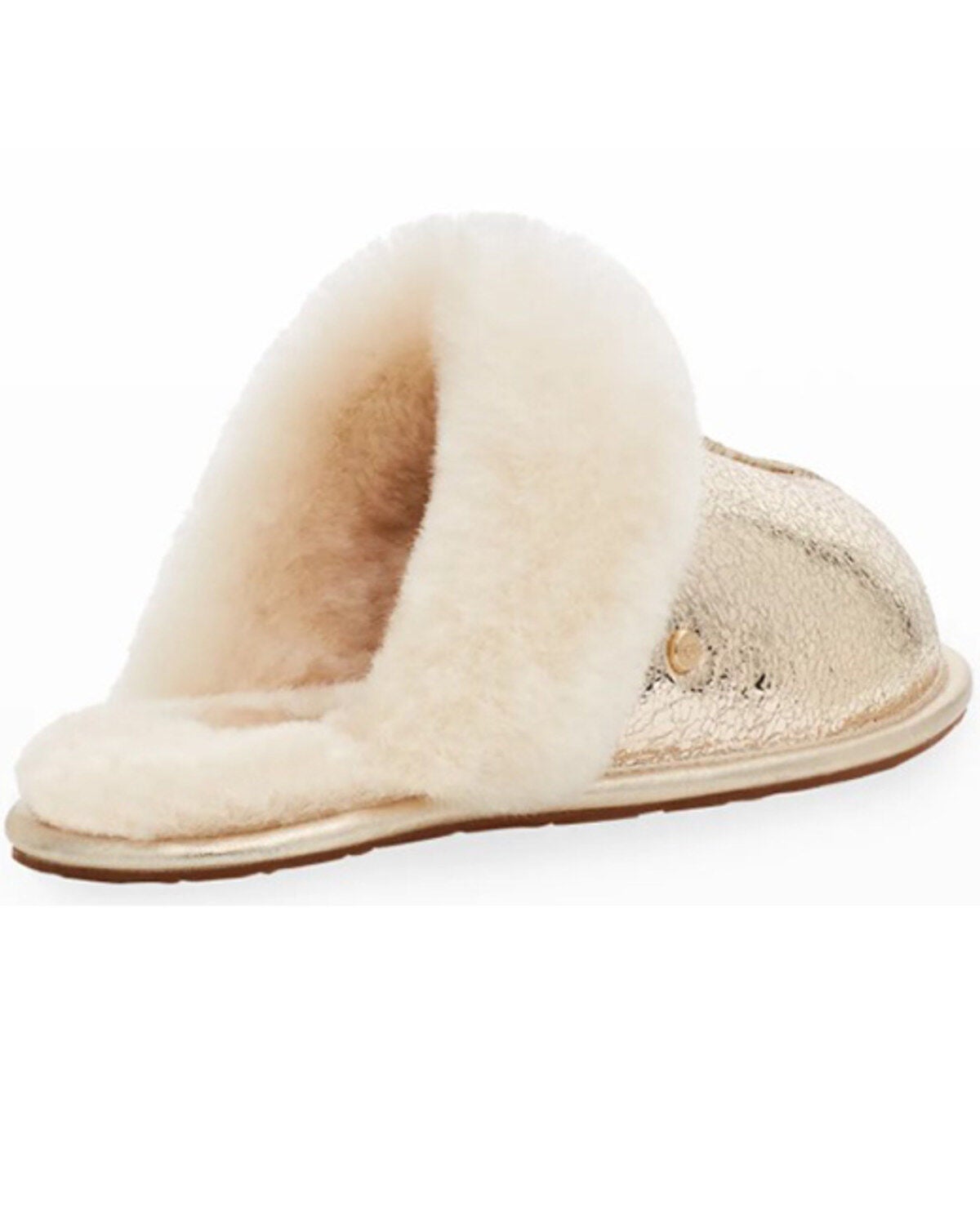 metallic ugg slippers