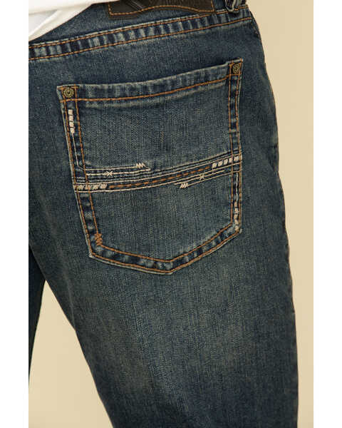 Image #5 - Rock & Roll Denim Men's Revolver Dark Vintage Stretch Slim Straight Jeans , , hi-res