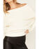 Image #3 - Shyanne Women's Off The Shoulder Cable Knit Sweater, , hi-res