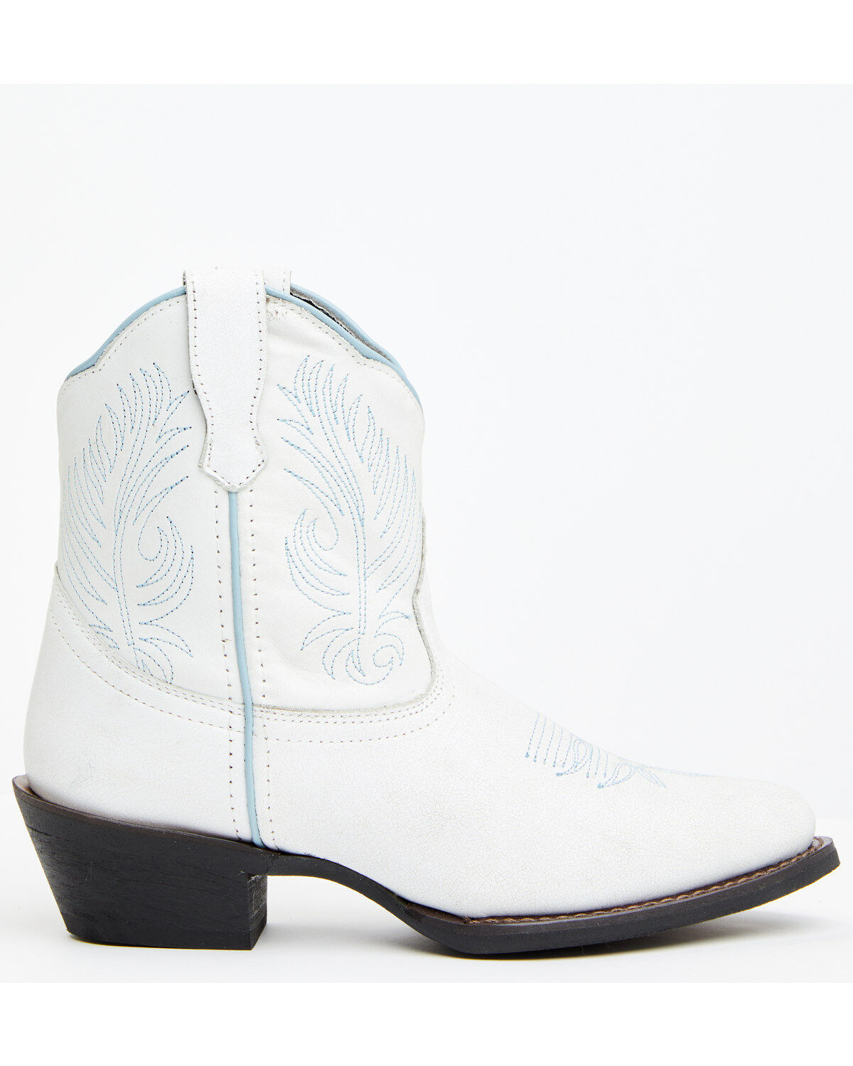 Image #2 - Laredo Women's Roxy Western Booties - Round Toe, Off White, hi-res