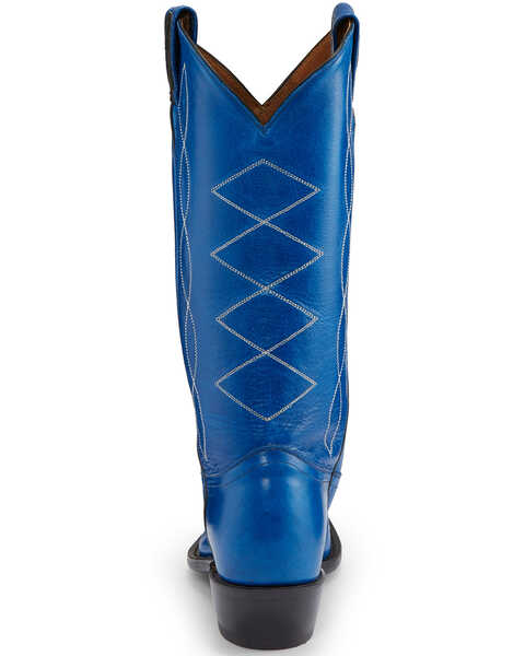 Image #4 - Tony Lama Women's Emilia Western Boots - Pointed Toe, Blue, hi-res