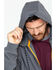 Hawx Men's Zip-Front Hooded Work Jacket , Charcoal, hi-res