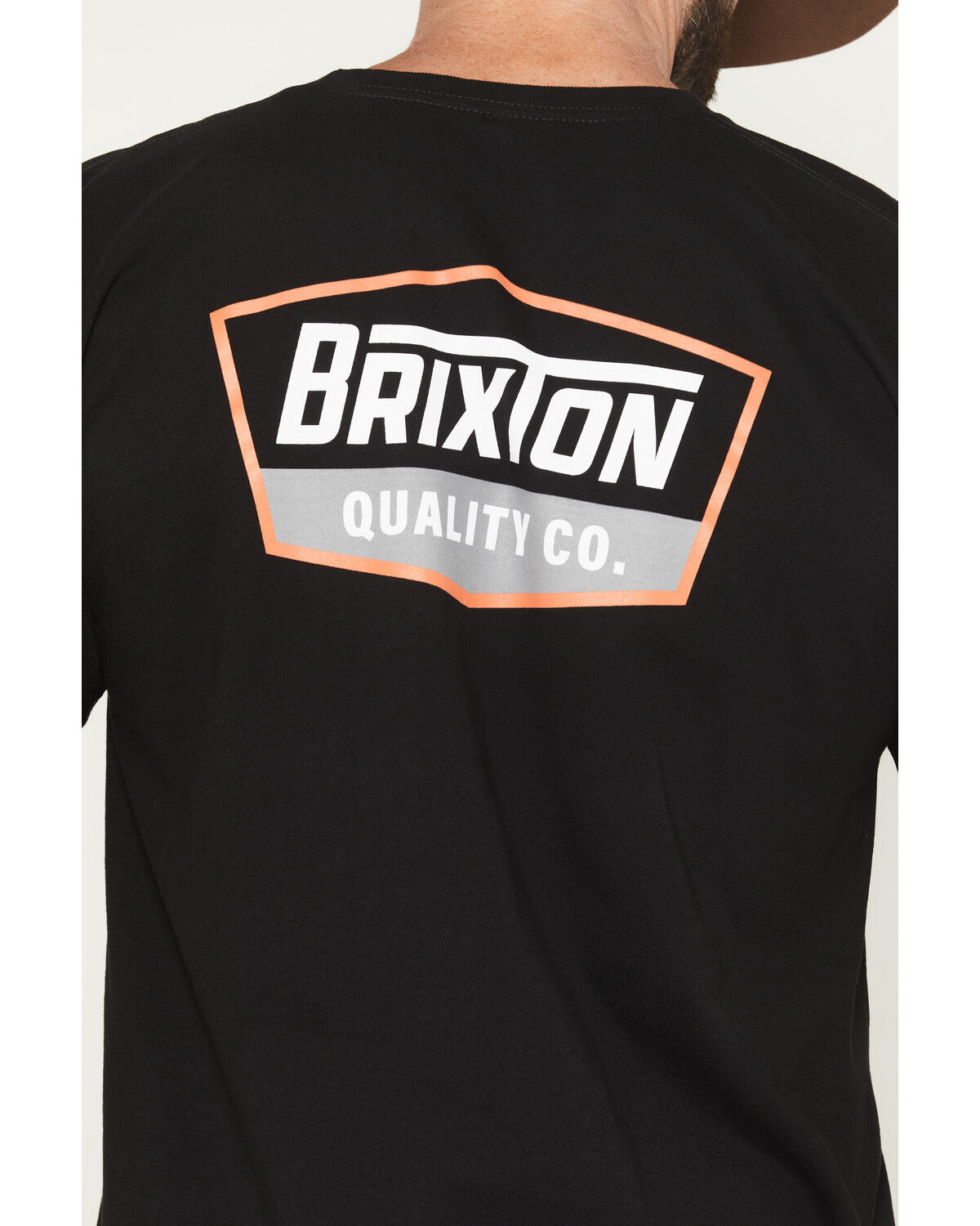 Image #4 - Brixton Men's Oath V Short Sleeve Graphic T-Shirt, Black, hi-res
