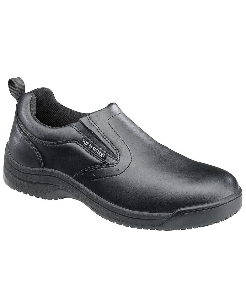 SkidBuster Men's Slip Resistant Slip-On Shoes, Black, hi-res