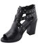Image #2 - Milwaukee Performance Women's Platform Heel Studded Strap Sandals, Black, hi-res