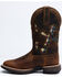Image #3 - RANK 45® Women's Lite Flag Western Performance Boots - Broad Square Toe, Brown, hi-res