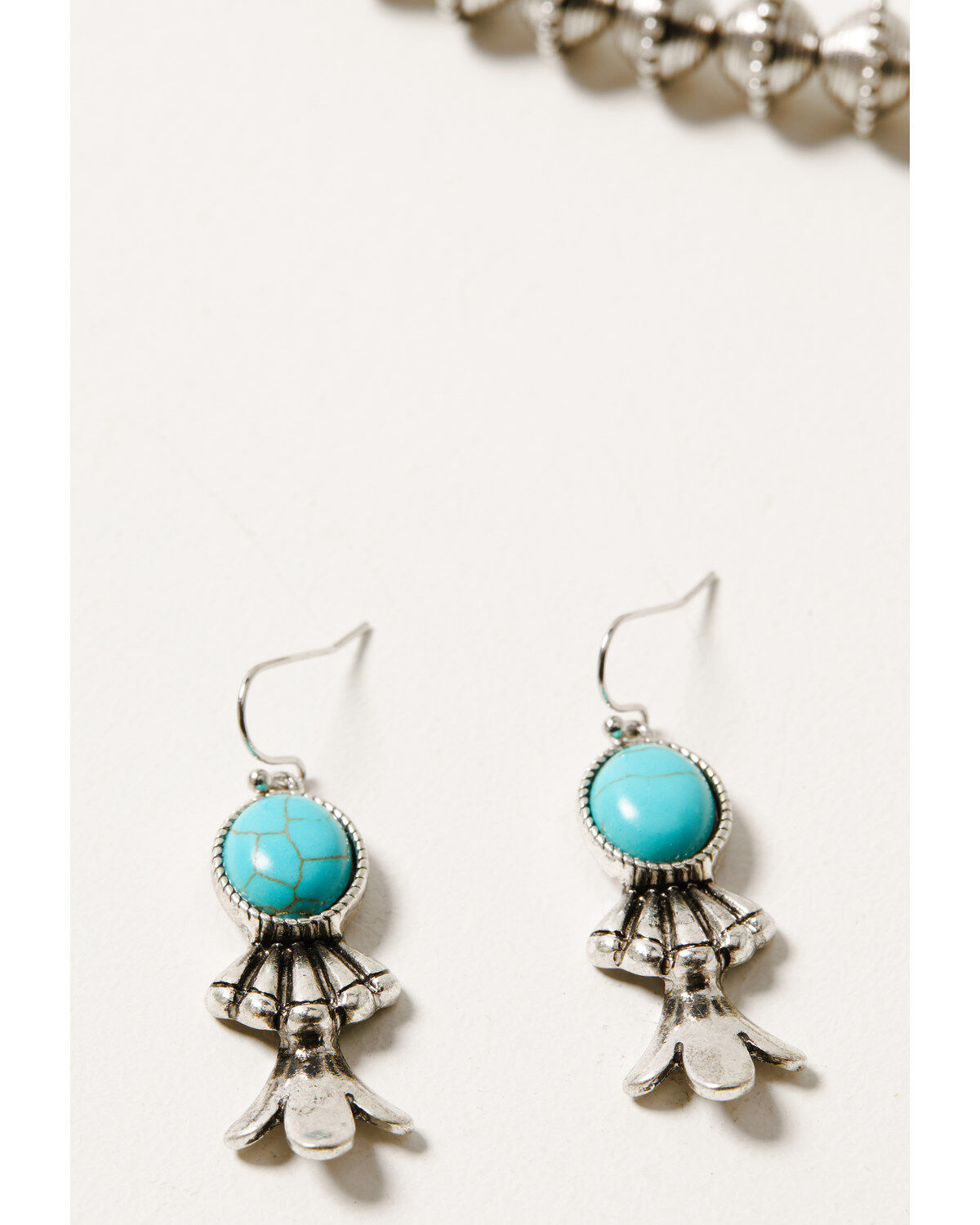 Image #2 - Shyanne Women's Squash Blossom Jewelry Set, Silver, hi-res