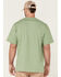Image #4 - Hawx Men's Solid Loden Force Heavyweight Short Sleeve Work Pocket T-Shirt, Loden, hi-res