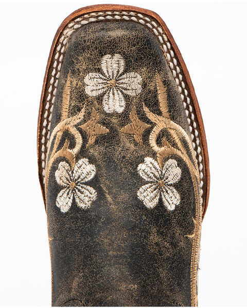 Image #6 - Corral Women's Honey Cowhide Western Boots, Honey, hi-res
