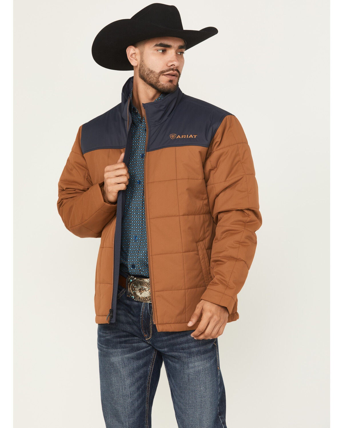 Ariat Men's Crius Concealed Carry Insulated Jacket, Camel, hi-res