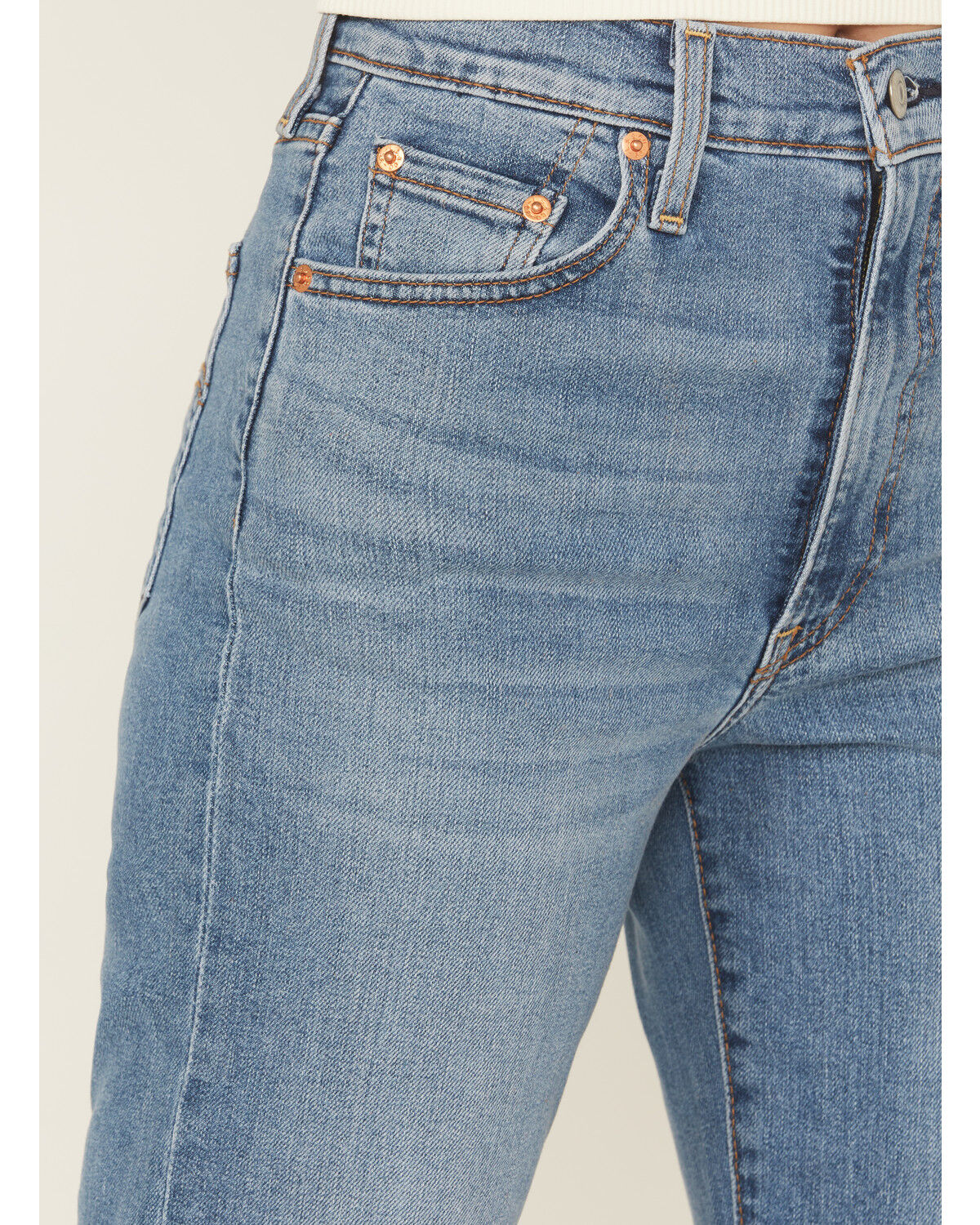Product Name:  Levi's Women's So Nice Medium Wash Ribcage Stretch Denim Jeans