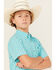 Image #2 - Ariat Boys' Pro Jensen Plaid Print Short Sleeve Button-Down Western Shirt, , hi-res