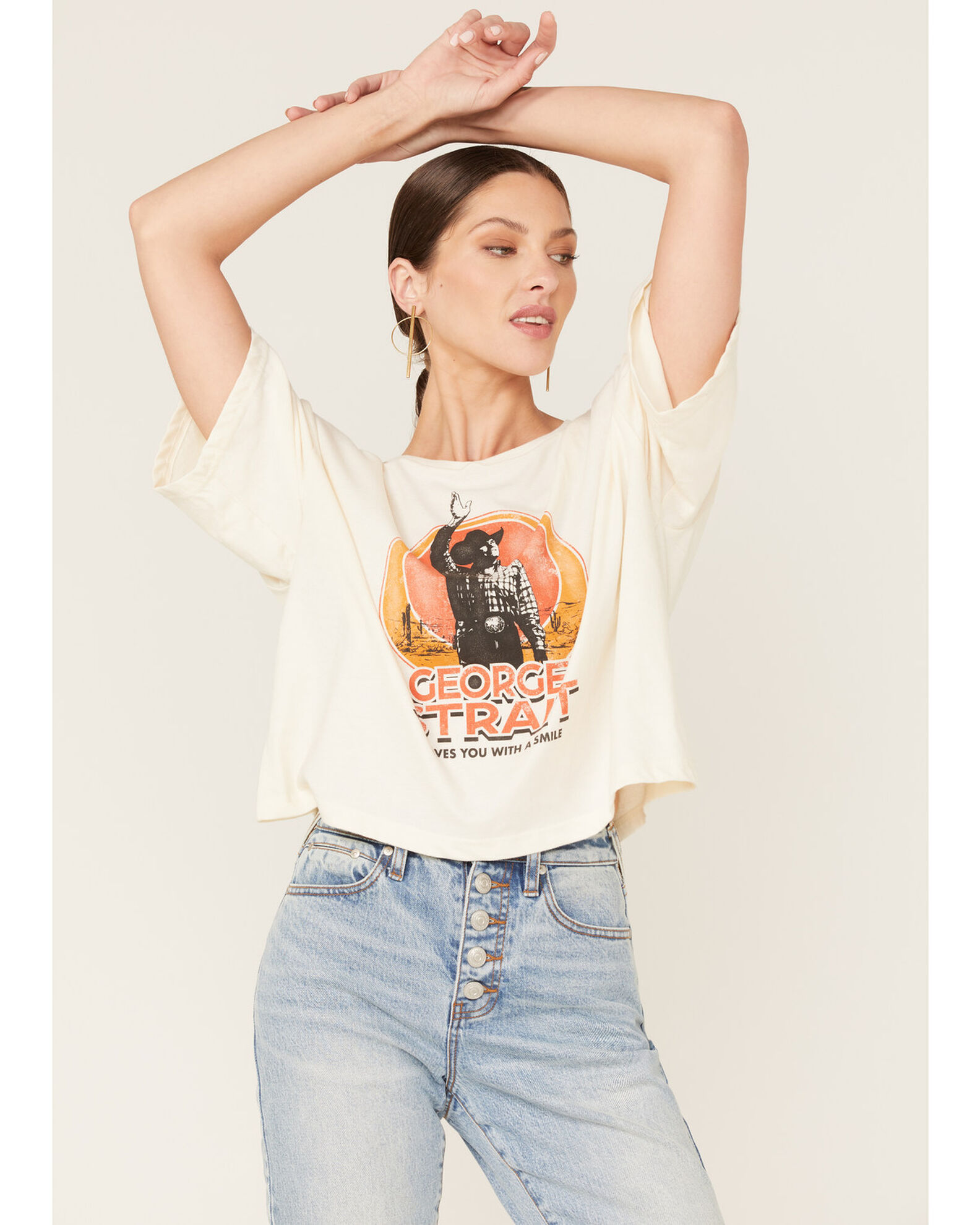Women's vintage top graphic tees cheap