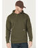 Image #2 - Ariat Men's Rebar Workman Hardhead Hooded Sweatshirt, Green, hi-res