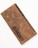 Hooey Men's Brown Liberty Rope Embossed Rodeo Wallet, Brown, hi-res