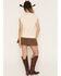 Image #3 - Wishlist Women's Plaid Print Mini Skirt, Brown, hi-res