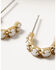 Image #4 - Lainey Wilson Women's Beaded Earring Set - 3 Piece, Gold, hi-res