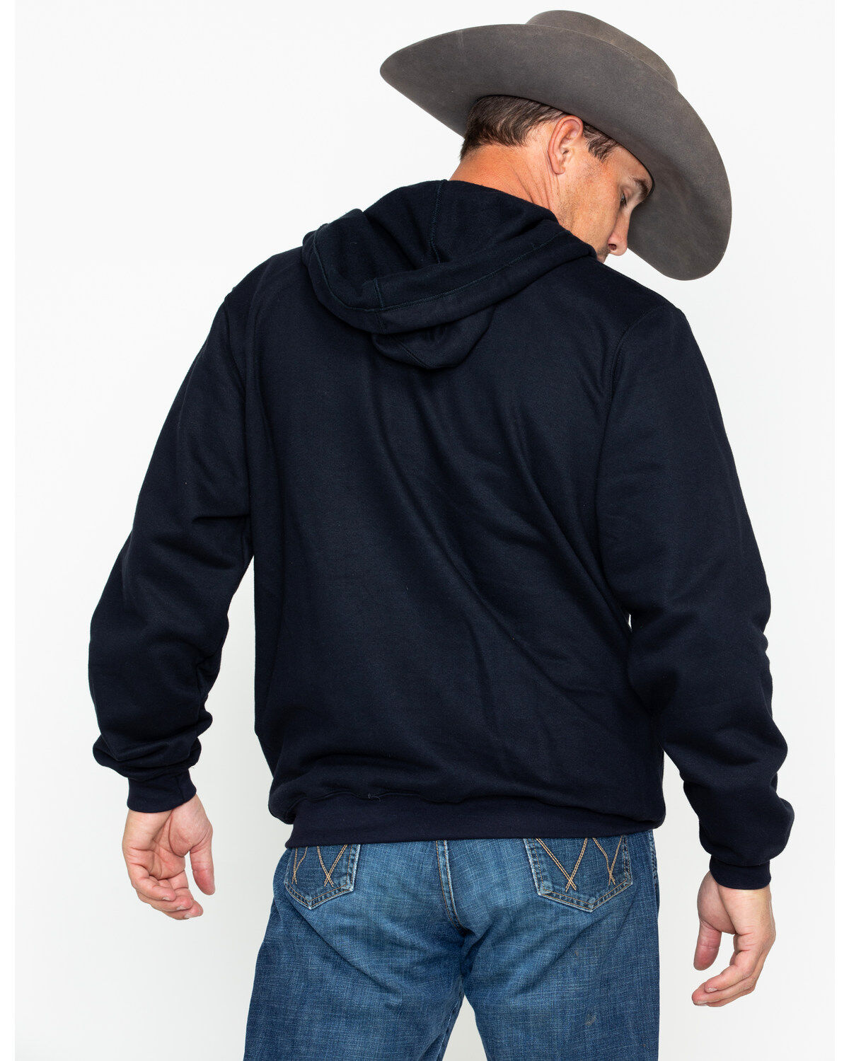 Image #2 - NSA Men's 2X-3X Heavyweight Pullover FR Work Hoodie - Big, , hi-res