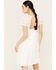 Beyond The Radar Lace Front Dress, White, hi-res