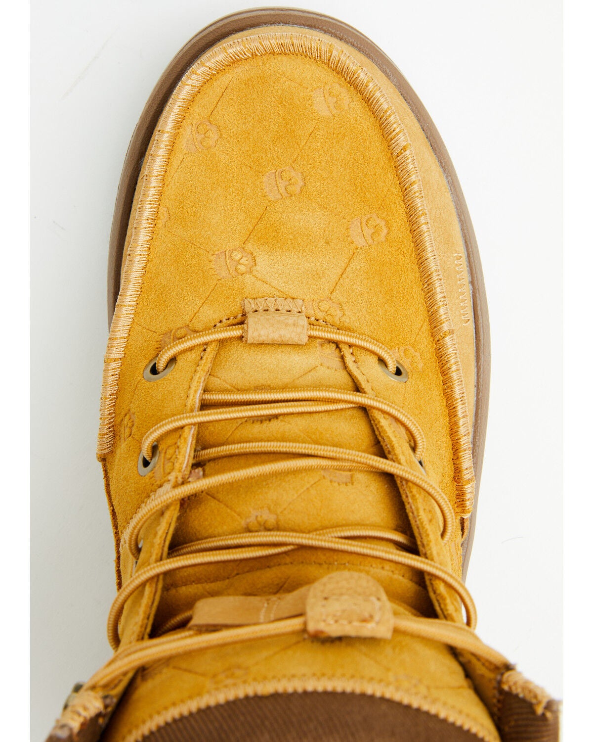 Size 11-Jelly Roll Hey Dude‎ Suede Bradley Boot Tan Skull Print Brand New HEYDUDE X Jelly Roll Men main image 2