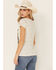 Rodeo Quincy Women's Good Catch Cowboy Graphic Star Print Short Sleeve Tee , Ivory, hi-res