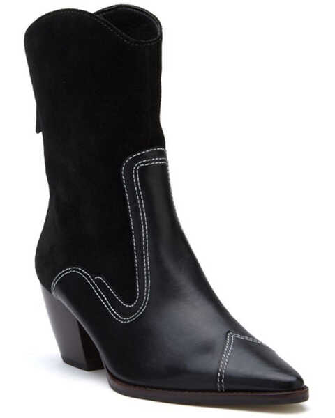 Matisse Women's Carina Western Booties - Pointed Toe, Black, hi-res