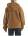 Image #3 - Carhartt Little Boys' Half Zip Sherpa Hooded Pullover, Brown, hi-res
